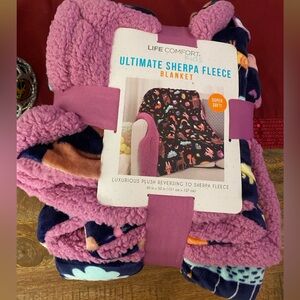 Life Comfort Kids Sherpa Fleece Blanket